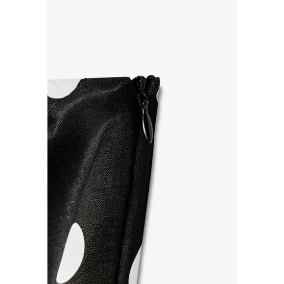 ZARA ZW COLLECTION STRAPLESS POLKA DOT DRESS - Picture 4 of 4